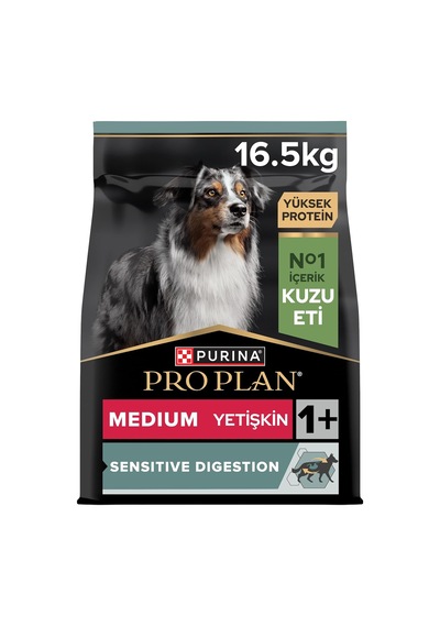 Orta Irk Yetişkin Kuru Köpek Maması Kuzu Etli 14+2.5 Kg