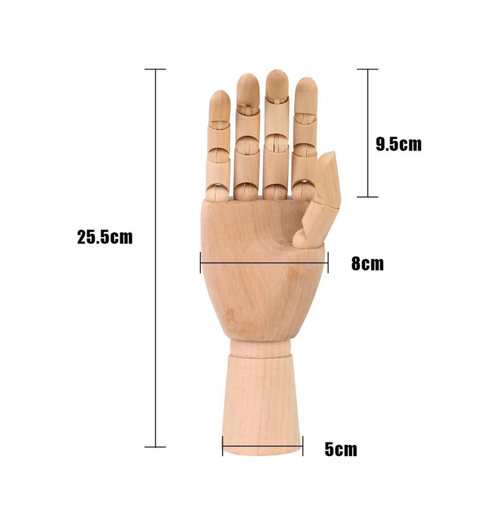 Sağ El Hareketli Eskiz Mankeni-boyut 25 Cm-yaratıcılığınızı Canlandırın