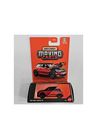 Matchbox Moving Parts 2022 Mini Cooper Se 1:64 Metal Model Araba Kırmızı