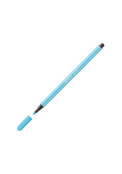 Stabilo Keçe Uçlu Boya Kalemi 1 Mm Fosforlu Mavi 68/031 Çok Renkli