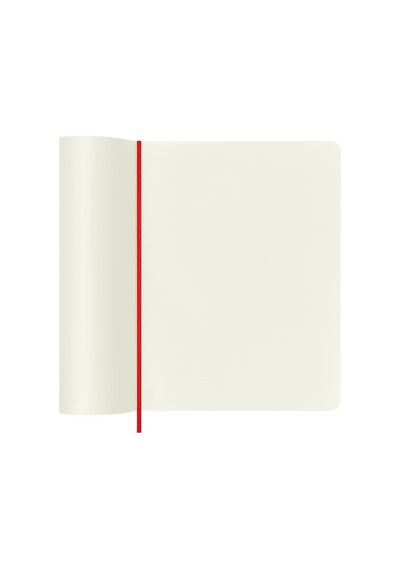 Moleskine Classic Yumuşak Kapak Çizgisiz Defter 19x25 Scarlet Red Kırmızı