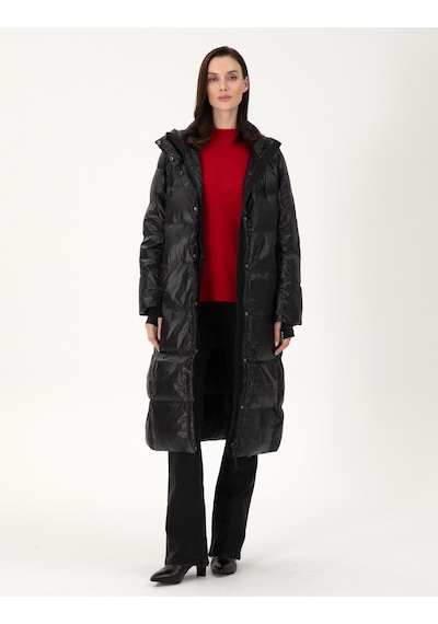 Pierre Cardin Kadın Siyah Kaban 50290312-vr046 Siyah