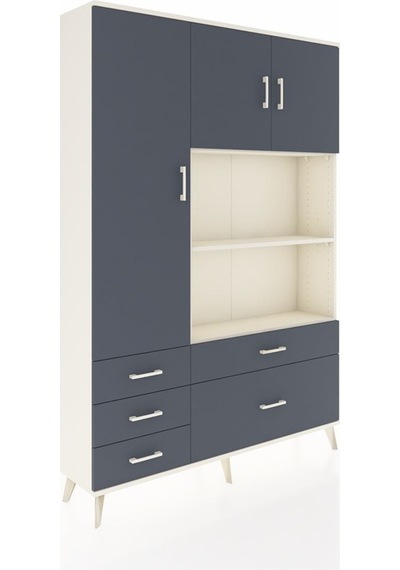 Arges Dolap 7 Raflı 5 Çekmeceli 3 Kapaklı 132x30x195 Aytaşı-antrasit/antrasit Antrasıt/antrasıt Arges Dolap 7 Raflı 5 Çekmeceli 3 Kapaklı 132x30x195 Aytaşı-antrasit/antrasit Antrasıt/antrasıt