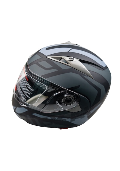 Helmets JK20 - 902 Çene Açılır Güneş Vizörlü Motosiklet Kaskı Gri Mavi