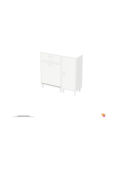 Modilayn Yenice 95x97x32,5 Cm 3 Raflı Ve 3 Sepetli Dolap İle Çamaşırlarınız Artık Daha Düzenli Beyaz Modilayn Yenice 95x97x32,5 Cm 3 Raflı Ve 3 Sepetli Dolap İle Çamaşırlarınız Artık Daha Düzenli Beyaz