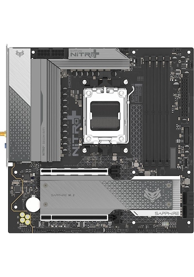 Sapphıre Nıtro+ B850m Wıfı Amd B850 Soket Am5 Ddr5 8000+mt/s Oc Wifi 6 Matx Anakart-52123-01-40g