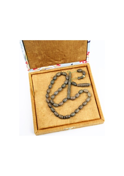 Yeşil Plesenk Ağacı Beyzi Kesim 10x14mm Tesbih
