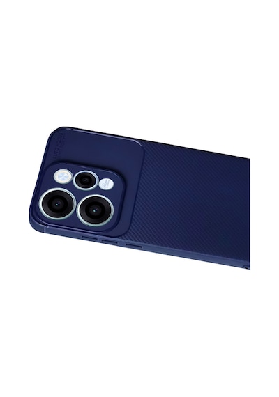 Oppo Reno 15 Uyumlu Auto Focus Karbon Kapak - Lacivert
