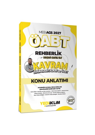 Yediiklim 2027 Meb Ags Öabt Hasan Sanlı İle Rehberlik Kavram Zihin Haritaları Ve Özet Konu Anlatım-169852