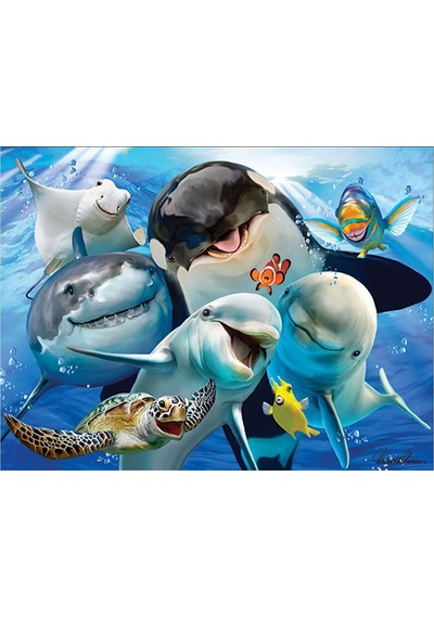 Prime 3d Okyanus Balıkları Ve Köpekbalığı Selfie Çift Taraflı Puzzle 500 Parça 37526 Prime 3d Okyanus Balıkları Ve Köpekbalığı Selfie Çift Taraflı Puzzle 500 Parça 37526