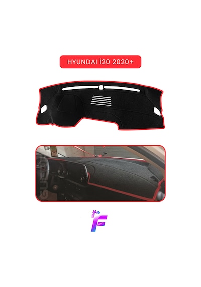 Hyundai İ20 2020+ Uyumlu Ön Göğüs Koruma Kolay Montaj Kaymaz Tasarım Oto Aksesuar Tc63