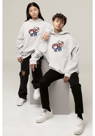 Spider Cat Sevgili/cift/arkadaslık/2'li Kapsonlu Sweatshirt Seti