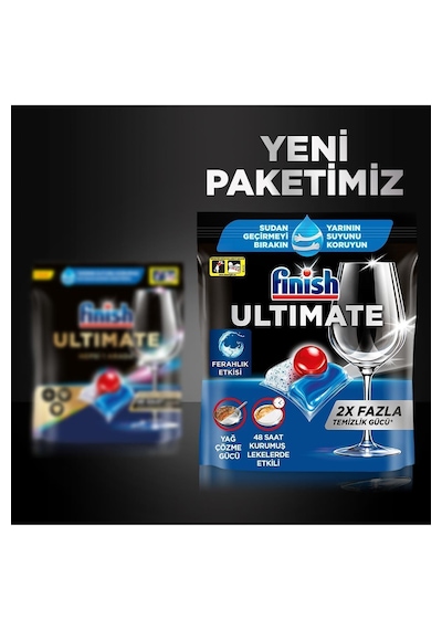 Finish Ultimate Bulaşık Makinesi Deterjanı Kapsül Tablet 144 Adet (48 x 3)