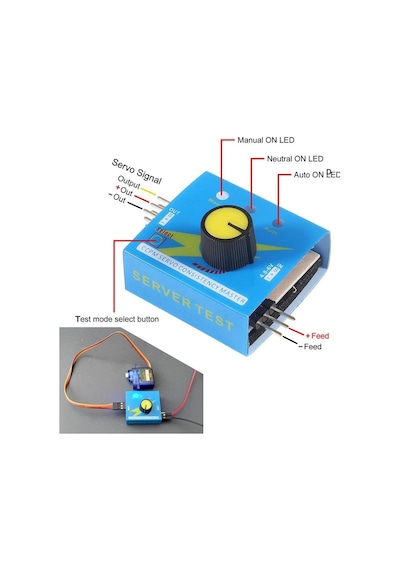 Servo Motor Test Cihazı Servo Tester 3 Kanal Ecs