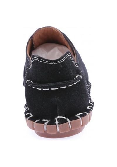 Dgn 602-23y Kadin Dikiş Detayli Önden Bağcikli Loafer Ayakkabi 602-2109-R1680 Siyah