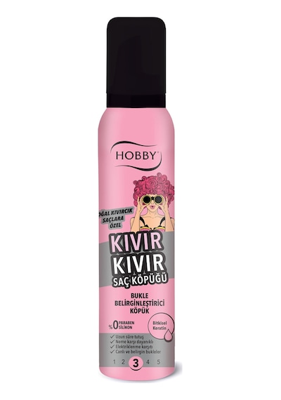 2 Adet Hobby Kıvırcık Saç Köpüğü 150 Ml
