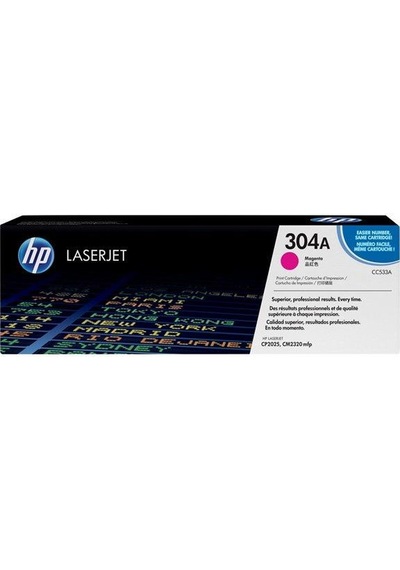 Hp 304A Magenta Kırmızı 2.800 Sayfa Toner Cc533A