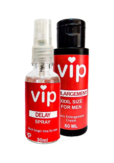 Vip Erkeğinsetigeciktiricispray + Vip Büyütücükrem