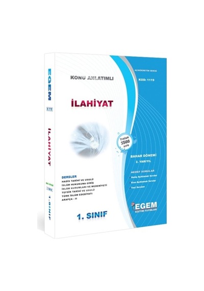 Egem Aöf İlahiyat Bölümü Ve 1. Sınıf Konu/soru Çıkmış