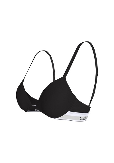 Calvin Klein Hafif Dolgulu Derin Dekolteli Siyah Sütyen-16435