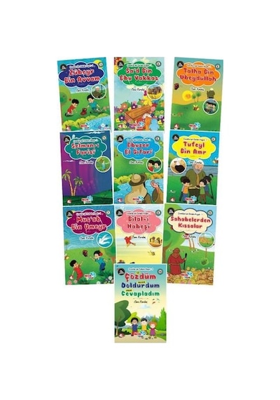 Çocuklar İçin Hikayelerle Sahabe Hayatı 1 Seti - 10 Kitap Takım- Aksa Çocuk