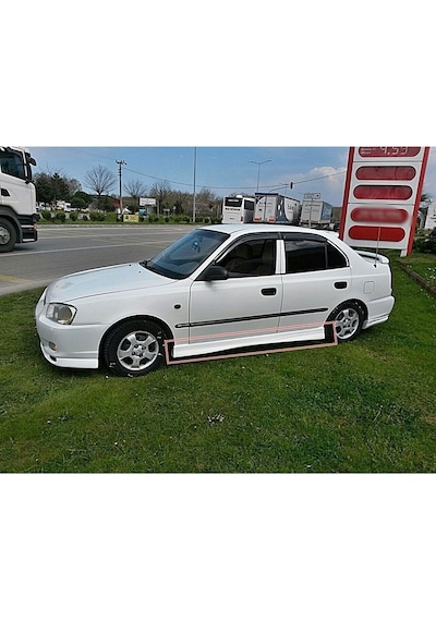 Hyundai Accent Milenyum Marşpiyel Sağ Sol Takım Fiberglass Boyasız