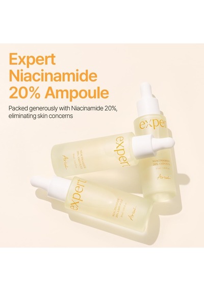 Expert Niacinamide 20% Ampoule 30ml -%20 Niasinamid Aydınlatıcı & Gözenek Arındırıcı Vegan Ampul