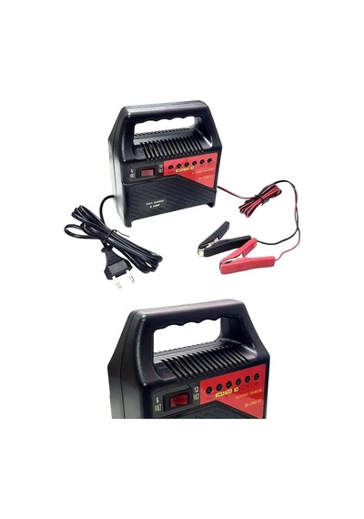 Tr Akü Şarj Cihazı - Araba Motosiklet Tekne Aküleri Akülü Çocuk Araçları İçin 6 Volt Ve 12 Volt