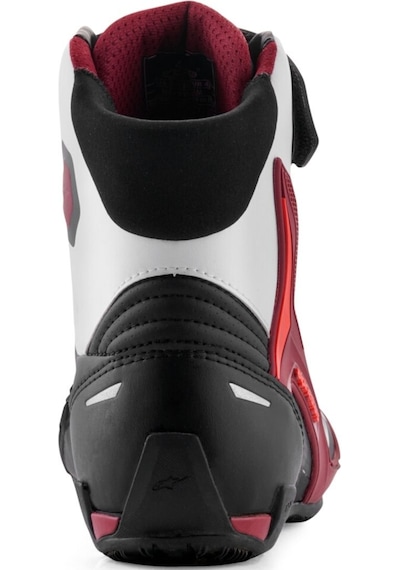 Alpinestars Faster-4 Motosiklet Bot Kırmızı-beyaz
