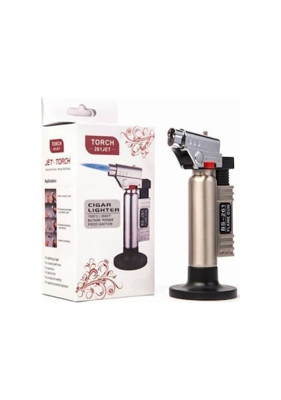 Torch Pürmüz Bs-261 Doldurulabilir Profesyonel Metal Açık Gri