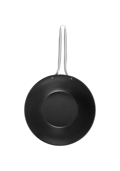 Madame Coco Titanium Professional Wok Tava - Siyah - 28 Cm Siyah