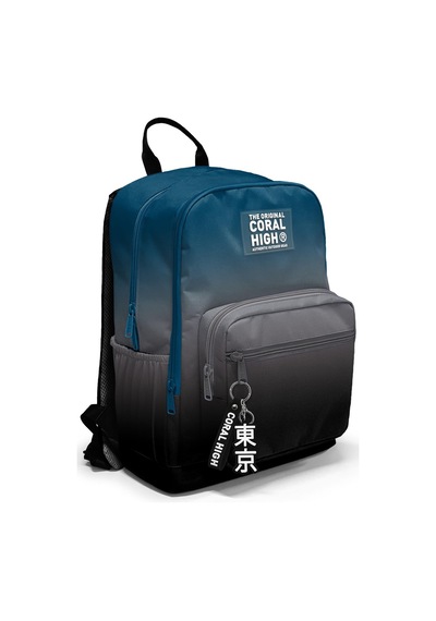 Coral High Nefti Gri Renk Geçişli Okul Sırt Çantası 23642