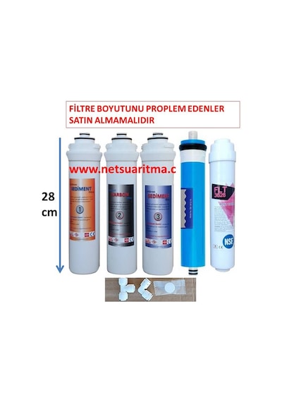 İhlas Aura Cebilon Unique (Dijital) Uyumlu Uyumlu Filtresi 5'li Filtre Seti