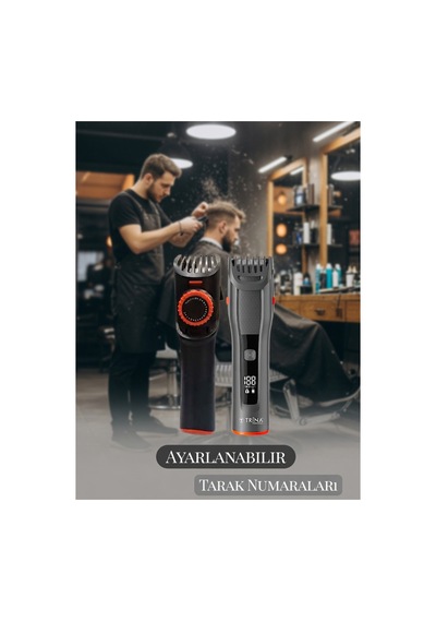 0017 Saç Sakal Tıraş Makinası /tıraş Sonrası Kolonya Hediyeli
