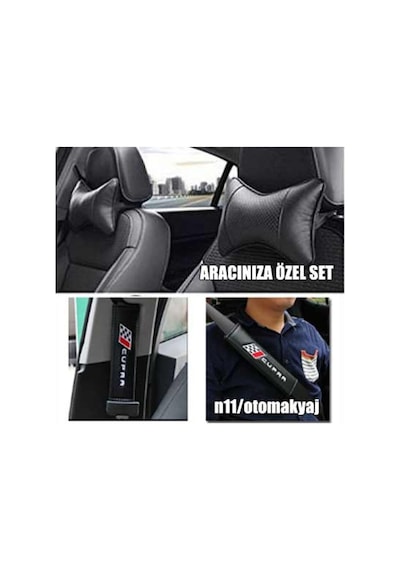 Fiat Bravo Boyun Yastık Emniyet Kemer Kılıfı Ortopedik Set