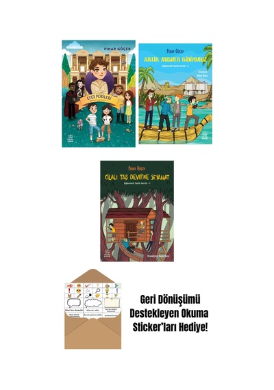 Efes Perileri Efsanevi Yerler Serisi 3 + Antik Mısır A Gidiyoruz Eğlenceli Tarih Serisi 2 + Cilalı Taş Devri Ne Seyahat Eğlenceli Tarih Serisi 1