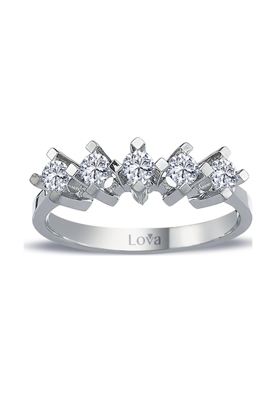 Lova F Renk 0,45 Karat Pırlanta Beştaş Yüzük - 1070181