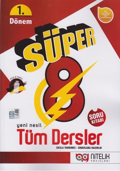 Nitelik Yayınları 8. Sınıf Yeni Nesil Süper 1. Dönem Tüm Dersler