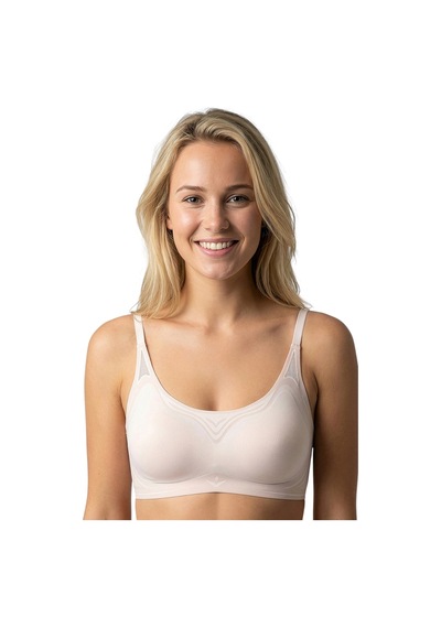 New Bra 6240-kadın Desteksiz B Cup Hayalet Sutyen Pembe