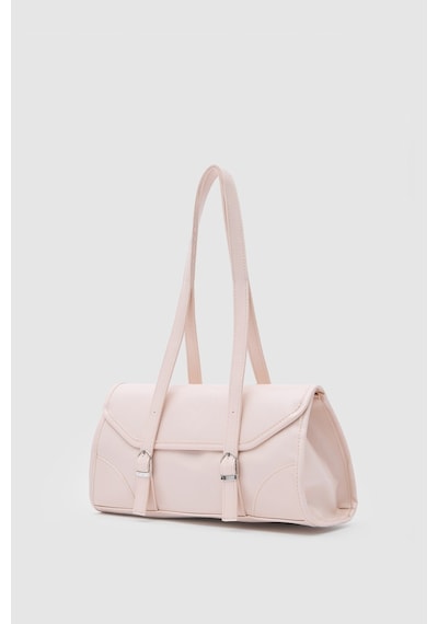 Shule Bags Lue Vintage Baget Çanta Pudra Pembe