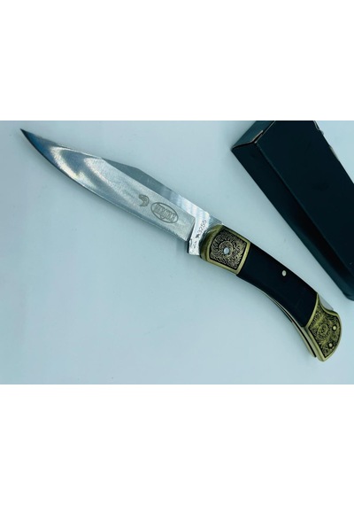 Microtech Ahşapkasa Siyah Kamp Çakı //a3255-21cm Sarı - Siyah