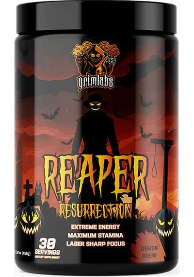 Grimlabs Reaper Resurrectıon Demon Brew 30 Servıngs Preworkout+mk