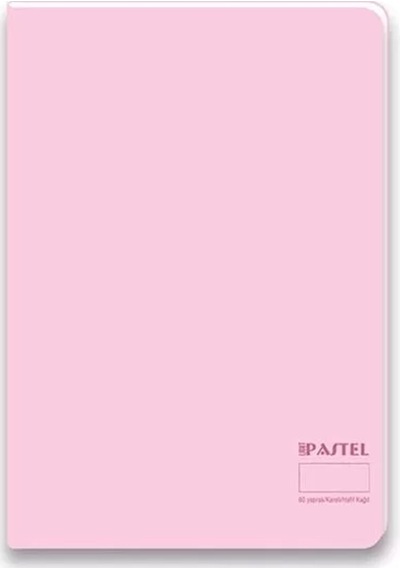 Keskin Pastel Light Pp.kapak Dikişli Defter A4 60yp.düz 327010-99