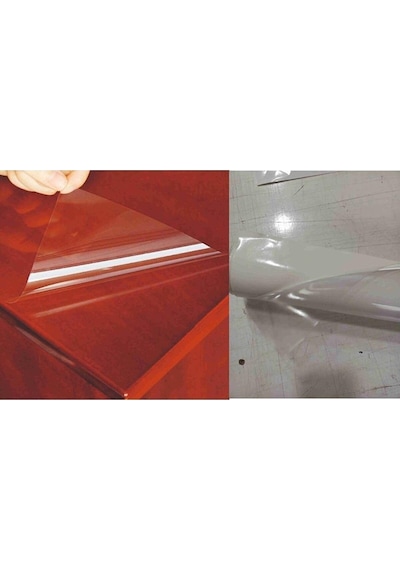 Şeffaf Parlak Yapışkanlı Folyo Koruma Folyosu 61 Cm X 1 Metre