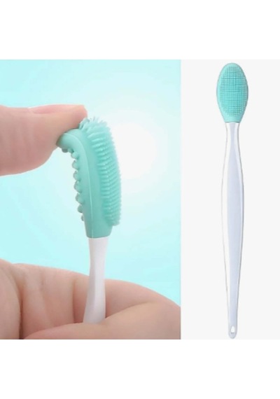 Buffer 2 Adet Dudak Burun Fırçası Peeling Etkili Gözenek Siyah Nokta Temizleyici Akne Giderici Çift Fırça
