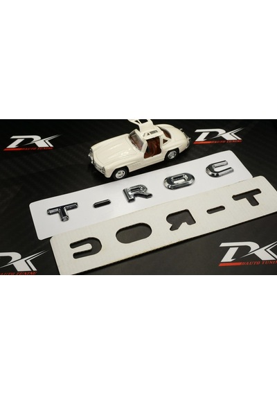 Vw Volkswagen T-Roc Bagaj Krom Abs 3M 3D Yazı Logo Amblem (511537140)