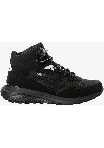 Jack Wolfskin Dromoventure Texapore Mid W Kadın Siyah Outdoor Bot 4059651-6350 Siyah