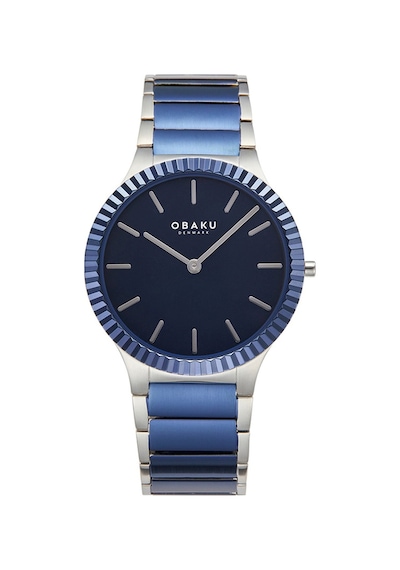Obaku Denmark V292gxhlsk Quartz Çelik Lacivert Safir Cam 40 Mm Erkek Kol Saati Lacivert