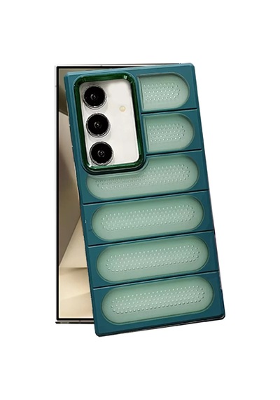 Newface Samsung Galaxy S24 Kılıf Airmax Silikon Kapak - Koyu Yeşil