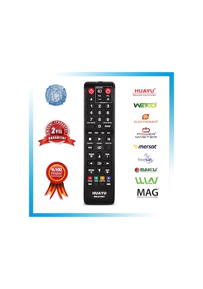 Samsung Uyumlu Rm-D1087 Blue-Ray Dvd Kumandası